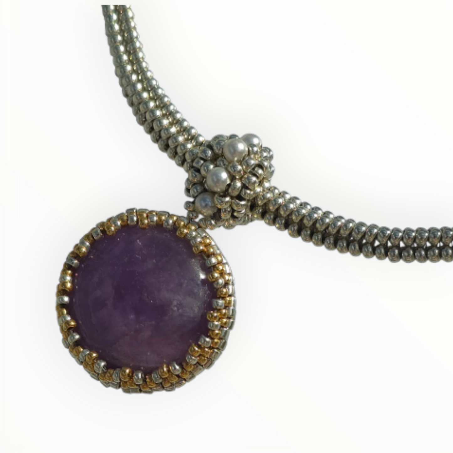 AMETHYST SILVER PENDANT