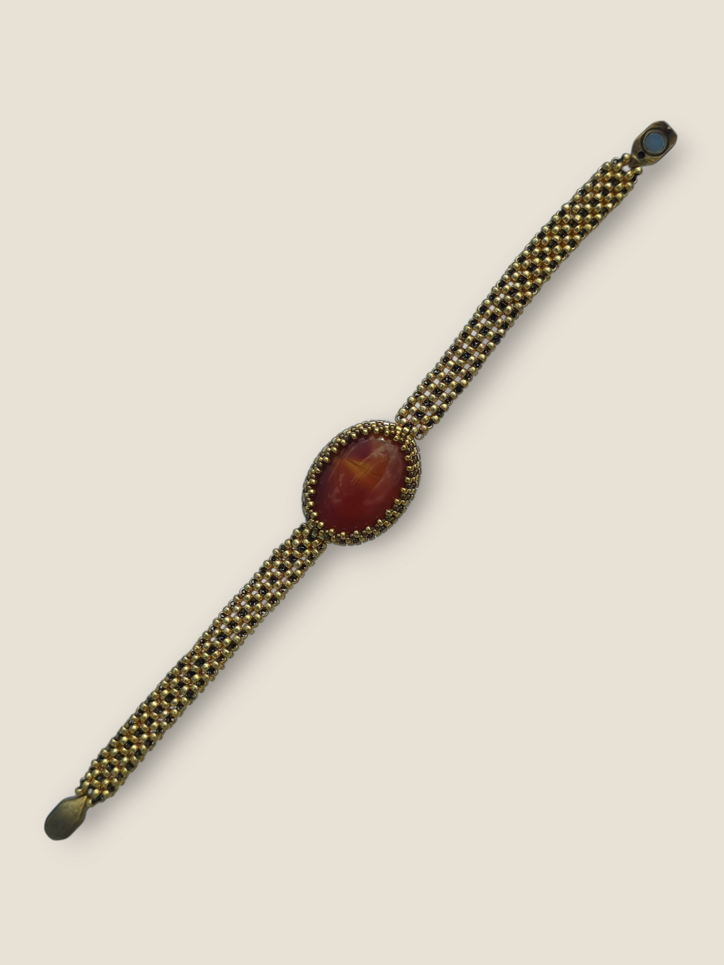 CARNELIAN GOLDEN BRACELET