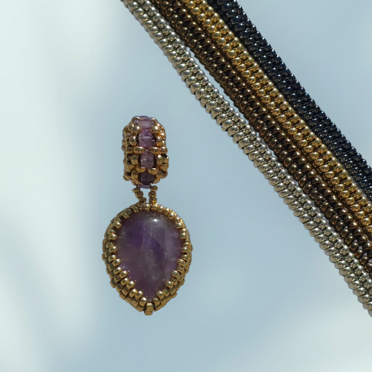 AMETHYST DROP PENDANT