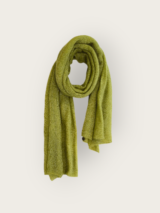 APPLE GREEN SILK/MOHAIR SCARF