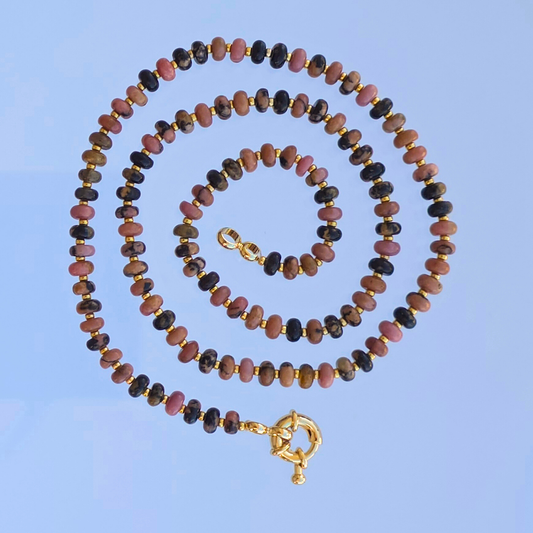 RHODONITE NECKLACE